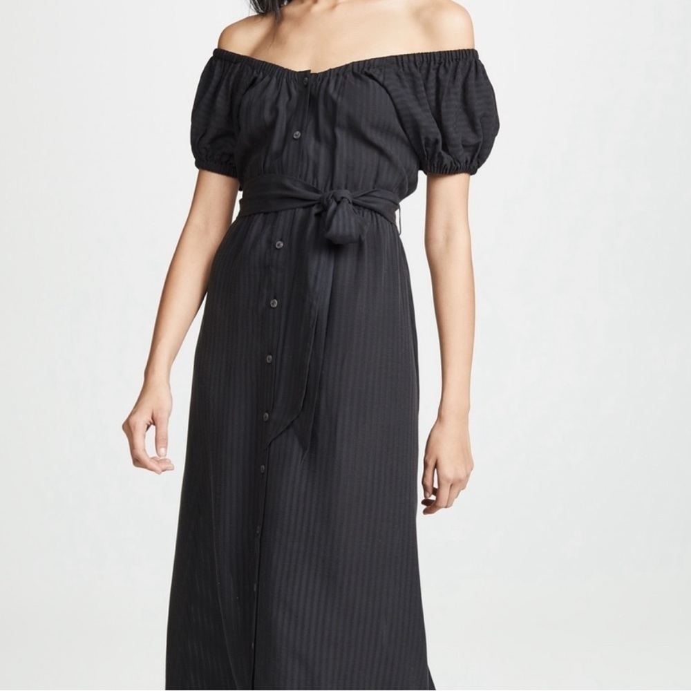 MARA HOFFMAN swim Beatrix maxi button down dress coverup